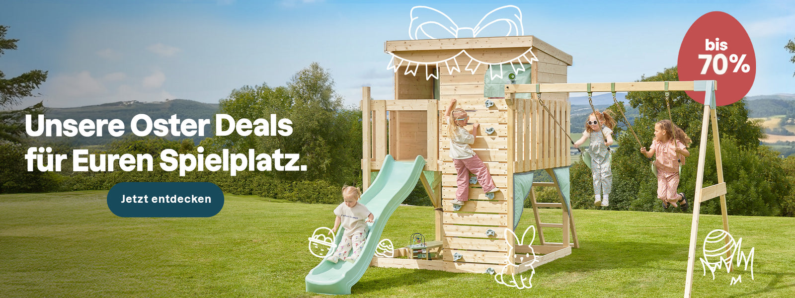 Grenzenloser Spielspaß für draußen